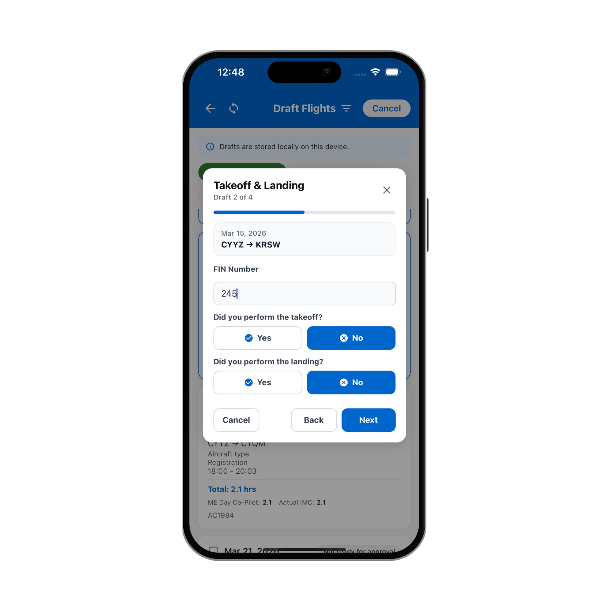 Automatic Flight Sync